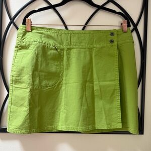 Title Nine Vibrant Green Skirt